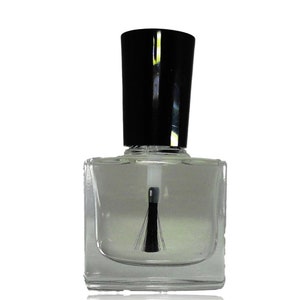 Crystal Clear Glass Finish Nail Polish: Vegan Luster Pearl Top Coat