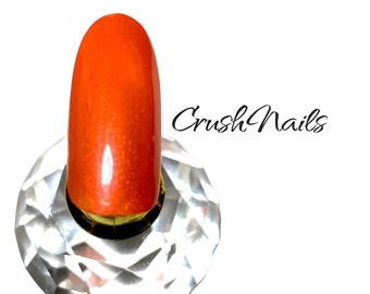 Nirvana Opaque Pale Orange Nail Polish: Vegan Friendly Nail Art Lacquer