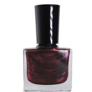 BODACIOUS - Irridescent Raspberry Red  Nail Polish Nail Art Lacquer Top Coat Luster Pearl Vegan Friendly Bath & Beauty Polishes and Coats