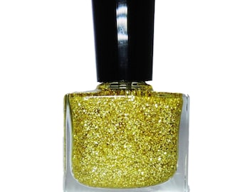 24 Karat Gold Glitzer Nagellack Top Mantel Nail Art Lack Glitzer