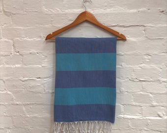 Blue Stripe Hammam Towel