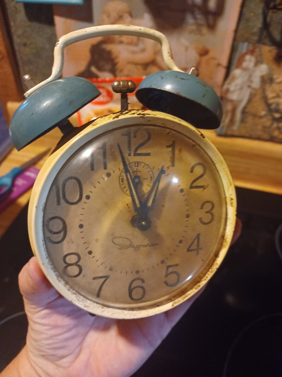 Vintage Ingraham Alarm Clock Etsy
