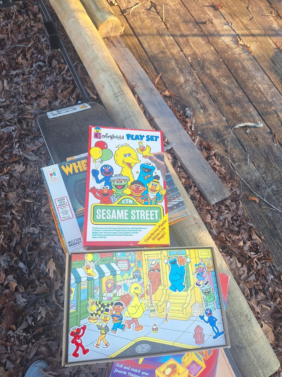 Vintage 90s Sesame Street Colorforms Play Set Etsy