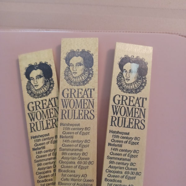 Old vintage Great Women Rulers Rulers