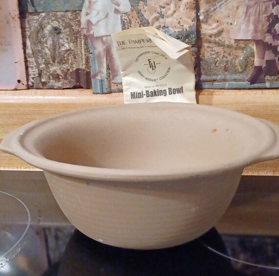 1996 Vintage Mini Baking Bowl With Instructions Etsy