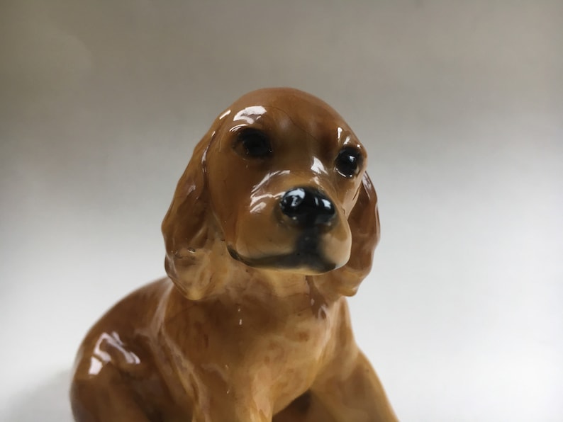 Vintage Original Mortens Studio Cocker Spaniel Puppy Figurine in Excellent Condition  Collectible Item  Dog Lover Gift  Ceramic Figurine