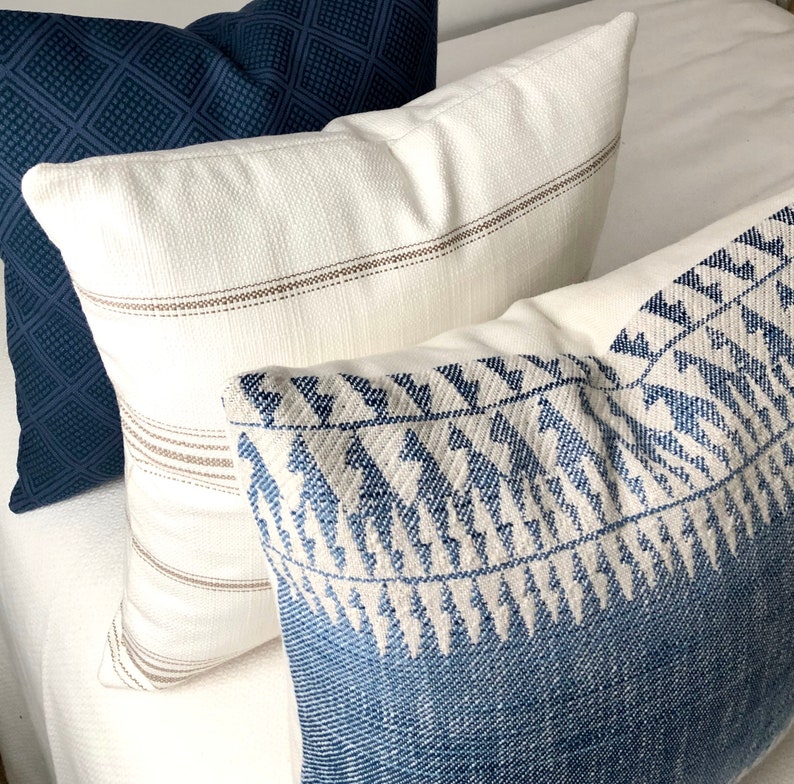 Textured Throw Pillow Covers 20x20 Pillow Coverwoven Etsy