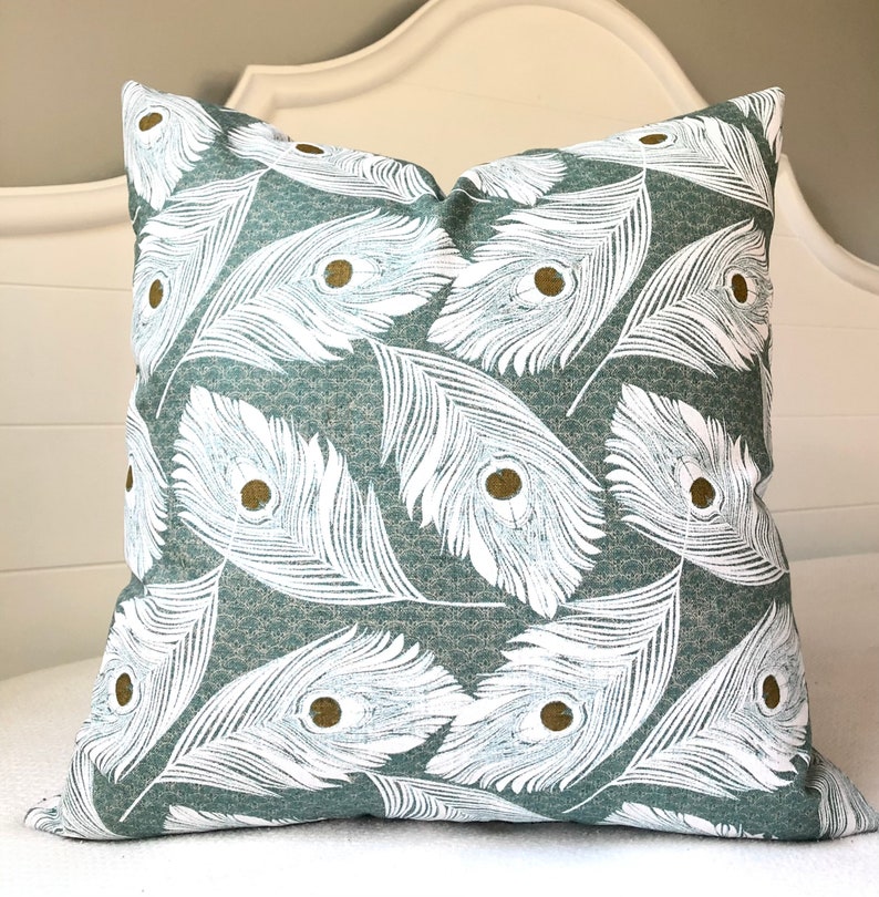 Green Pillow Covers 20x20 Pillow Coverseafoam Green Throw Etsy