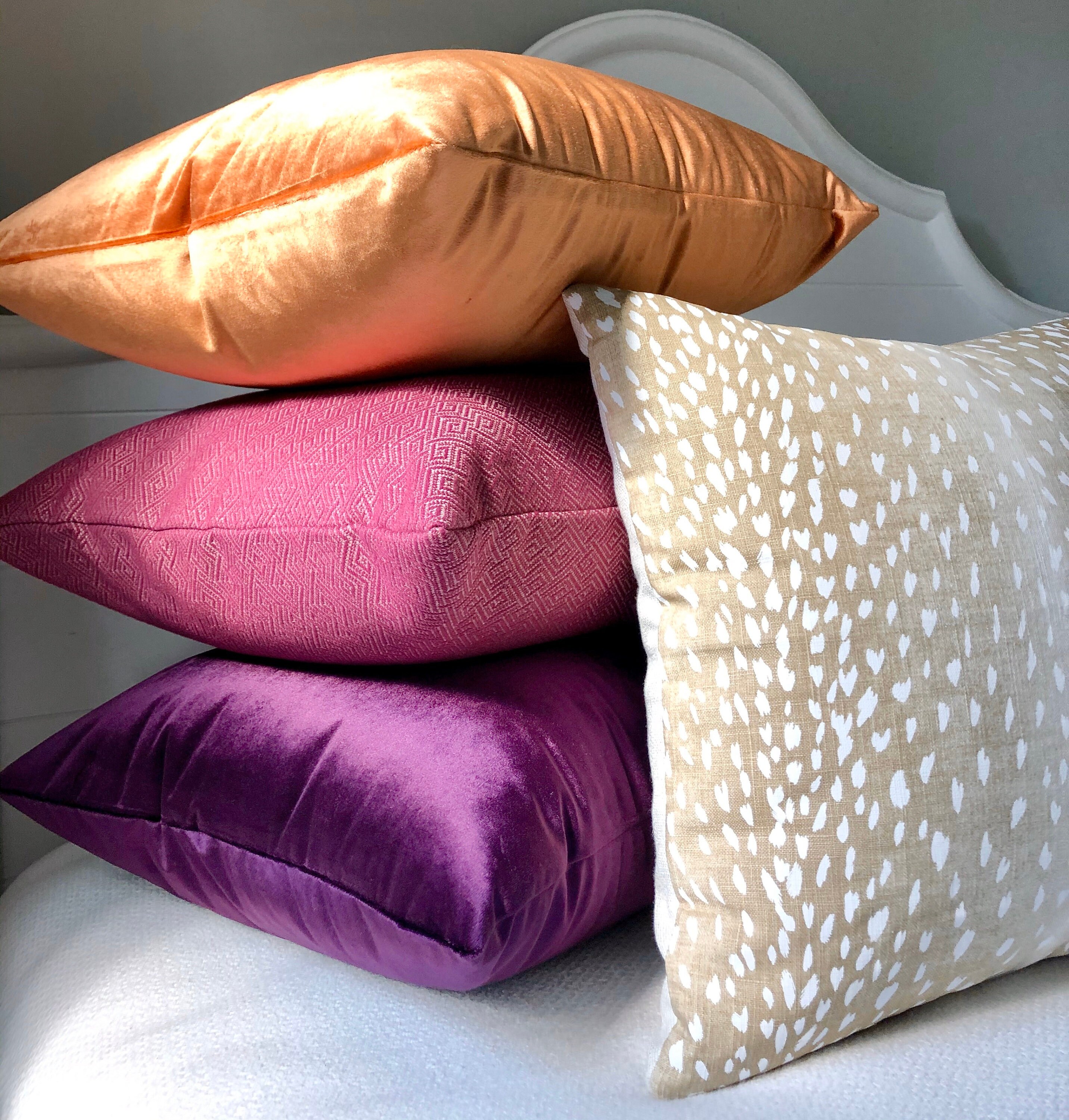 Magenta Lumbar Pillow Cover 12x20 Throw Pillow CoversPink Etsy