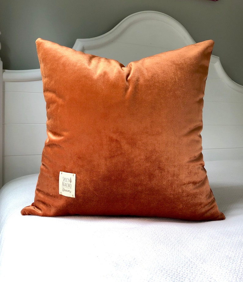 Pillow Covers 20x20 Pillow CoverCopper Velvet Pillow Etsy