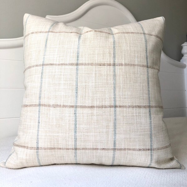 Plaid Throw Pillows Etsy