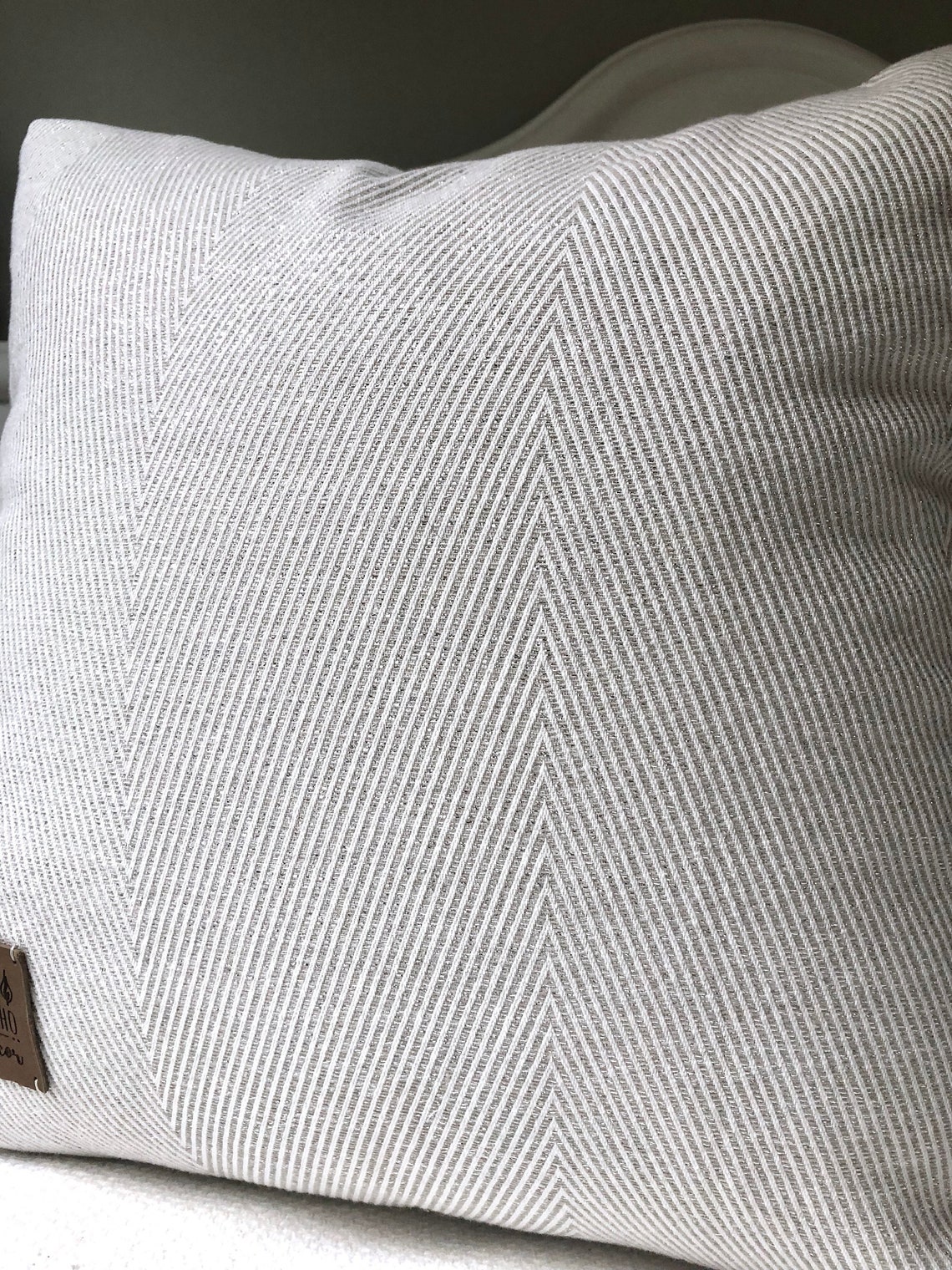 Sparkly Throw Pillow Covers 20x20pillow Cover Sparkly Silver Etsy