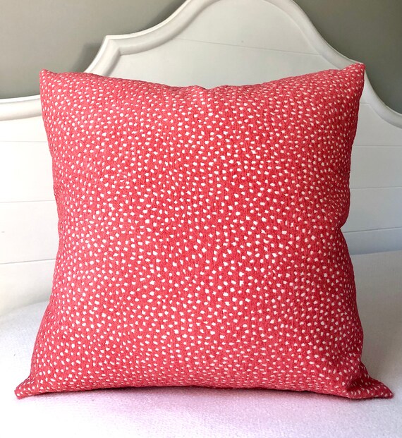 Coral colored pillow shop cases
