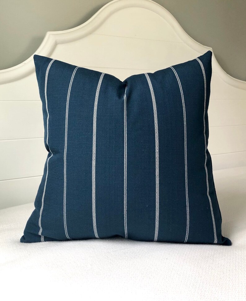 20x20 Pillow Cover Blue and White Pillow Covers 20x20blue Etsy
