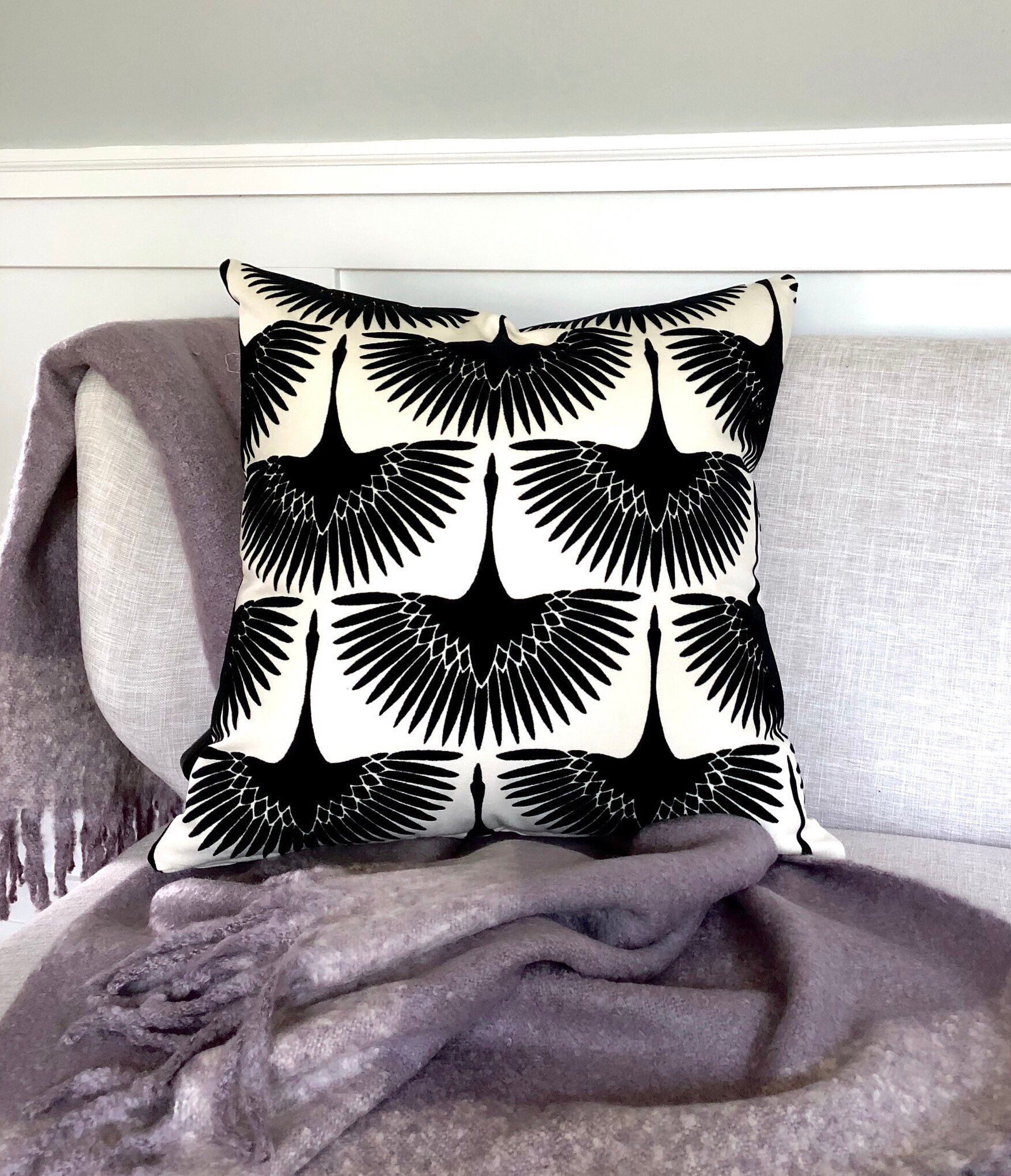 Mid Century Modern Throw Pillow Covers 20x20 Pillow Covermcm Etsy