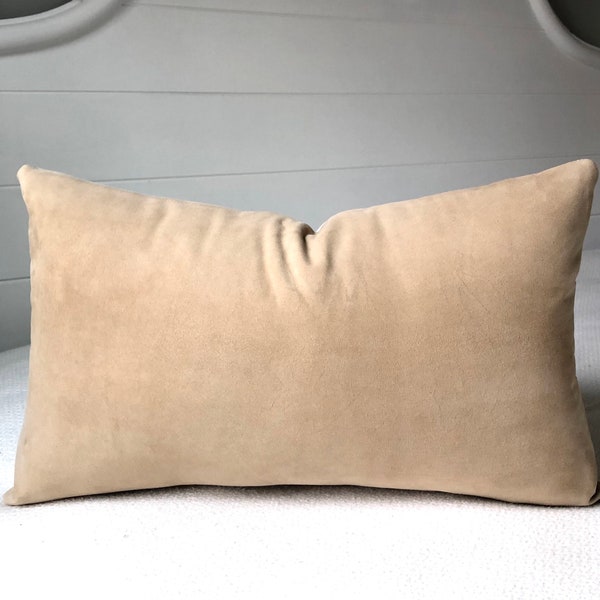 Tan Lumbar Pillow Etsy