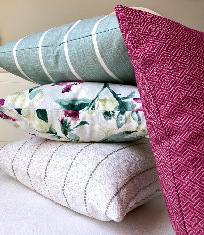 Pillow Covers 20x20 Pillow Coverstriped Cream Pillow Etsy