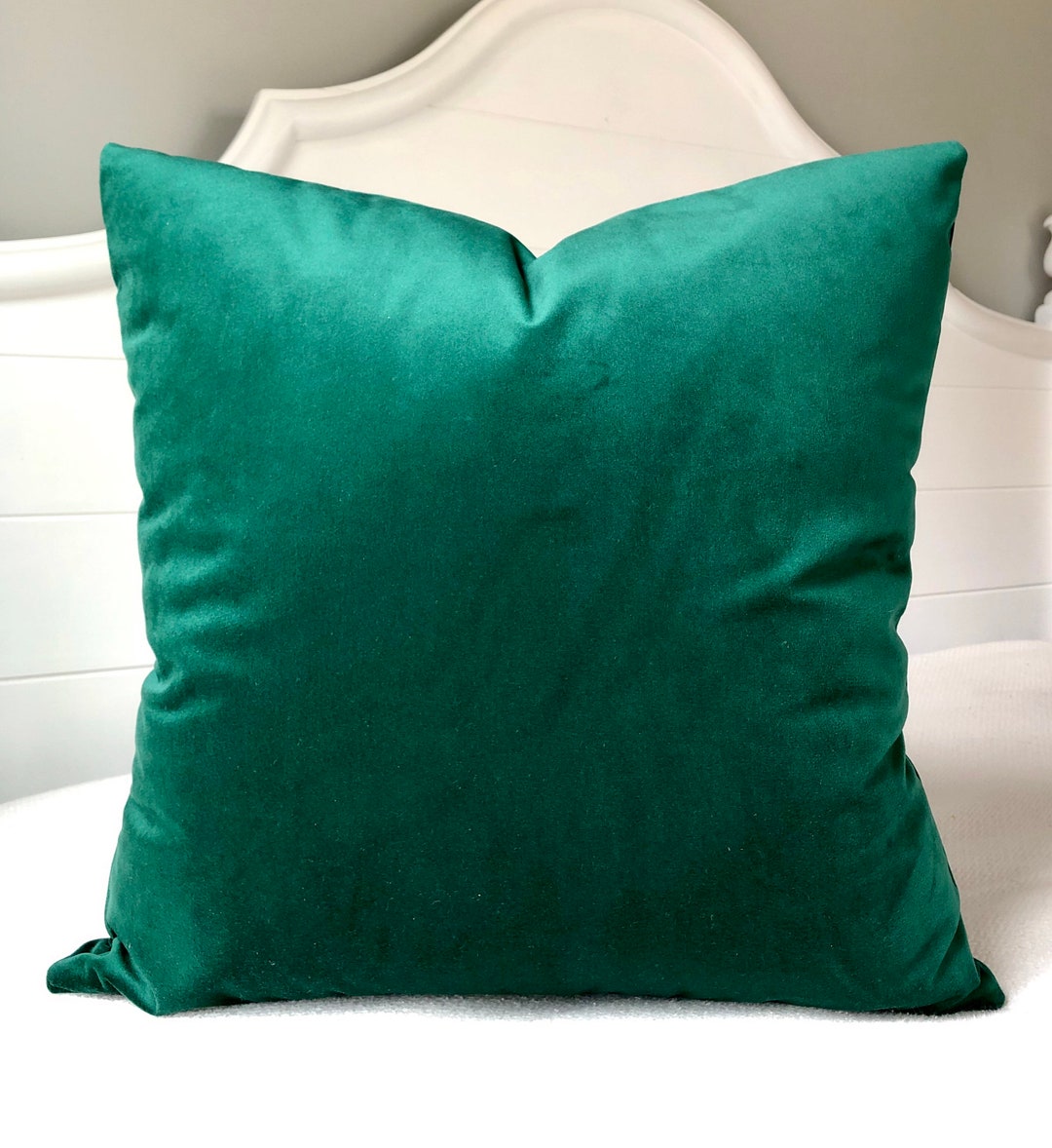 Emerald Green Velvet Pillow Covers 20x20 Pillow Covervelvet Throw