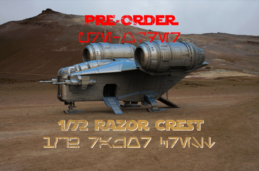 Star Wars 1/72 Razor Crest - Etsy