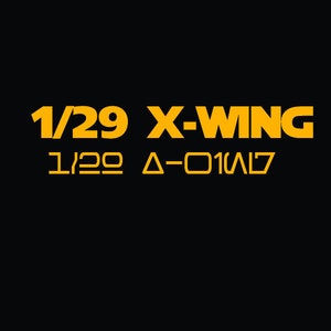 Star Wars 1/29 ScaleX-Wing Starfighter
