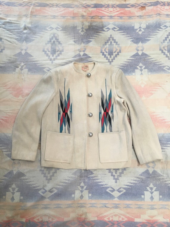 1950s Heirloom Chimayo Blanket Jacket