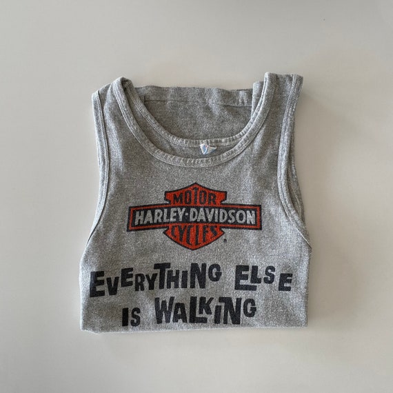 1970s Champion Harley Davidson Motorcycle Tank Top