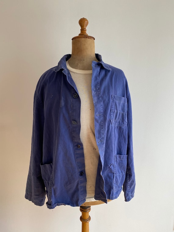 1970s French Workwear Chore Jacket
