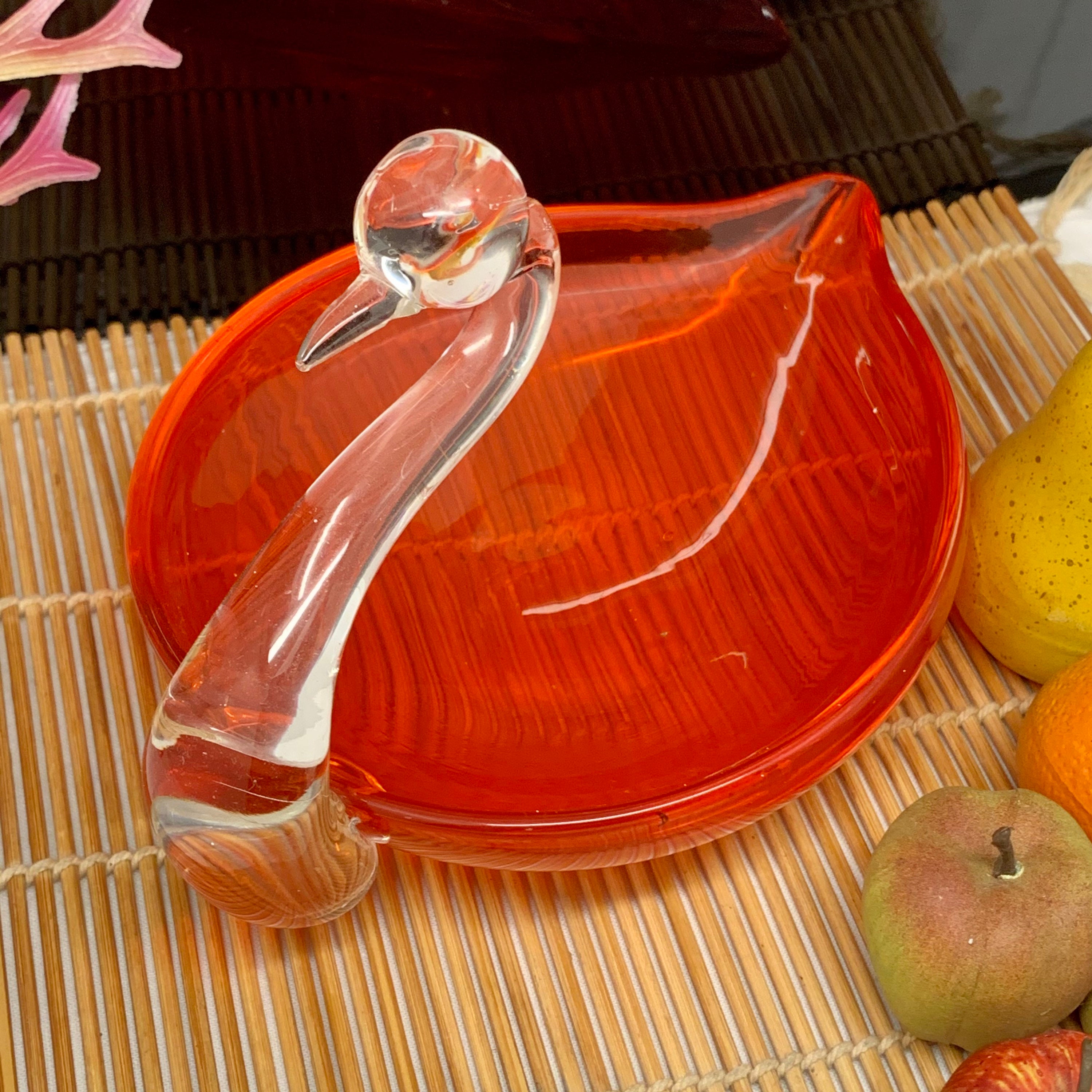 red swan hand blown art glass red swan hand blown art glass