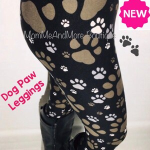 Paw print leggings wholesale sale