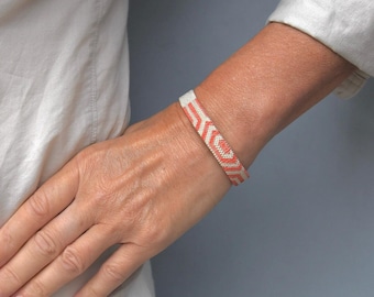 Bracelet "Fuku" Japanese Vintage Obijime Accessory, Wabi Sabi Silk Bangle, Friendship Bracelet, Japanese Silk Obijime bracelet, Present,