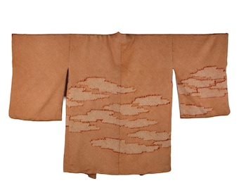 Japanese stylish Kimono Jacket, Shiori Batik, Haori, Silk Kimono Jacket,  ships from Germany, Present for Japan Lovers