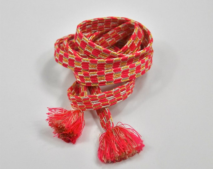 Silk Belt, Obijime, Kumihimo , Silk Cord, Silk Belt, Japan Belt, Silk Necklace, Present, KimonoMädchen