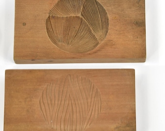 Hand Carved Wooden Japanese Kashigata  - Confectionery Mold for Making Japanese Sweets - Hand Made Mold