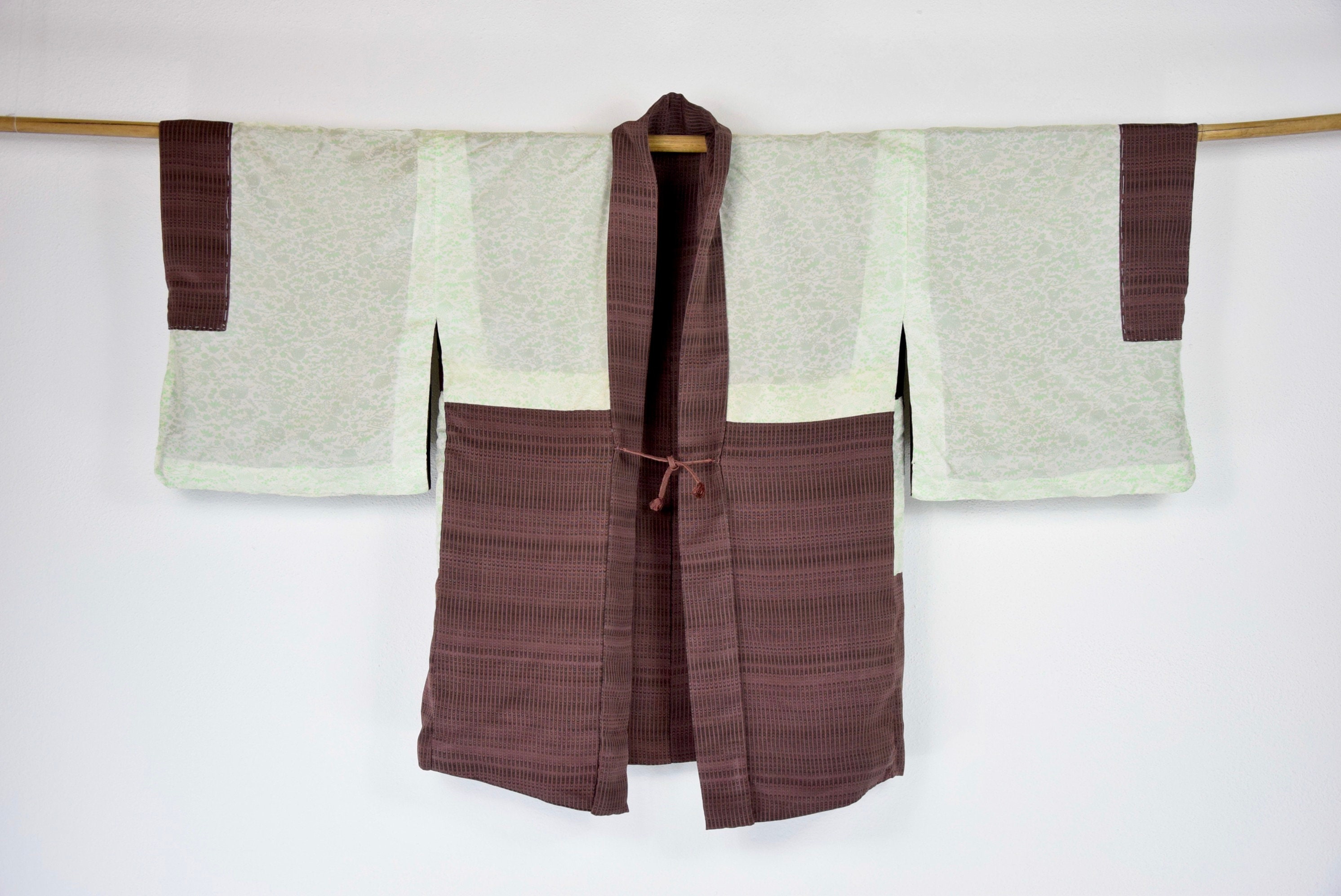 Cleaned Original Japanese Vintage Haori with marble pattern / Short ...