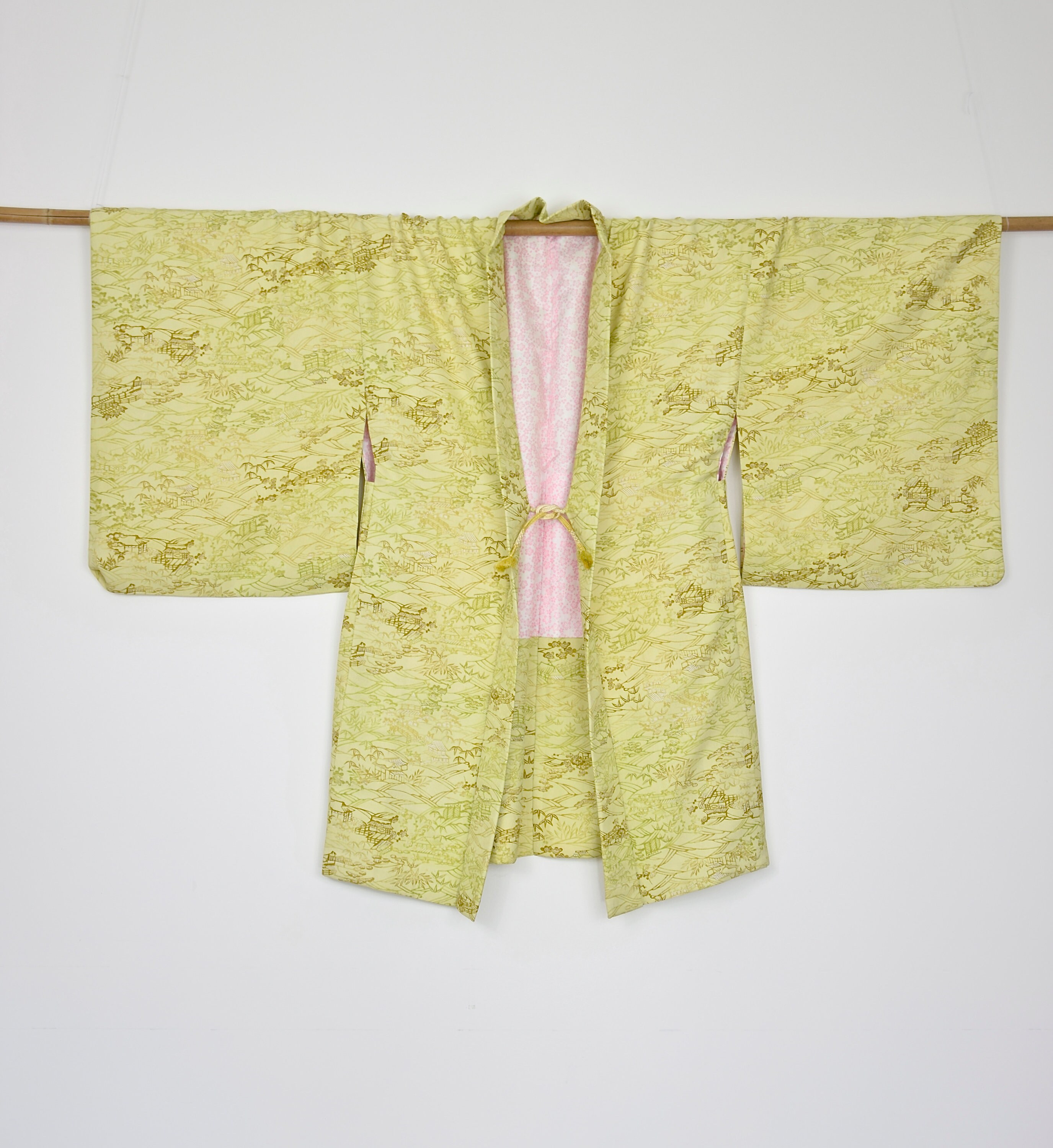 Vintage Haori, short spring and summer Kimono, silk Kimono Jacket ...