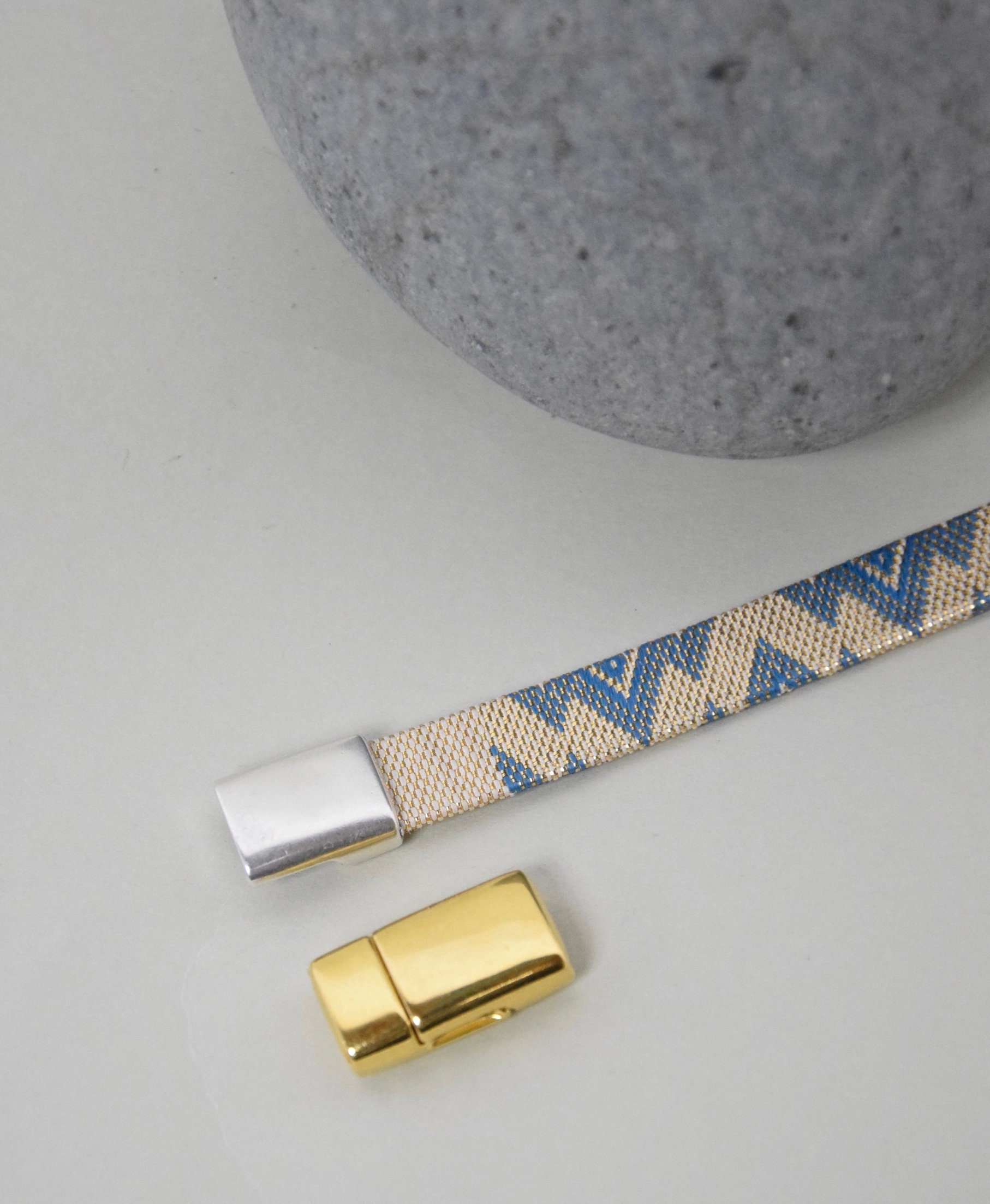 Bracelet Okinawa Japanese Vintage Obijime Accessory, Wabi Sabi Silk