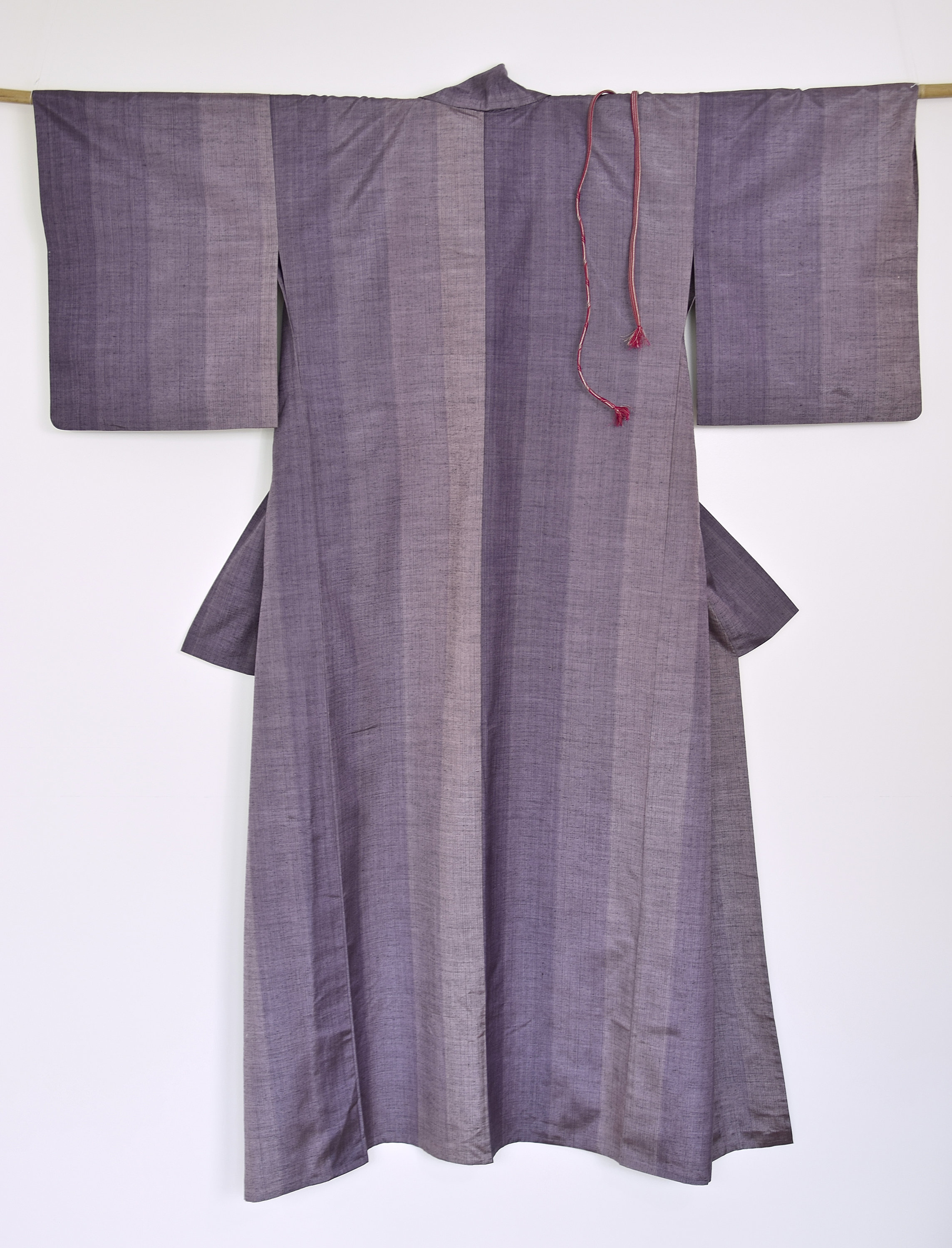 Japanese Vintage Kimono Robe Silk in purple with free Obijime belt ...
