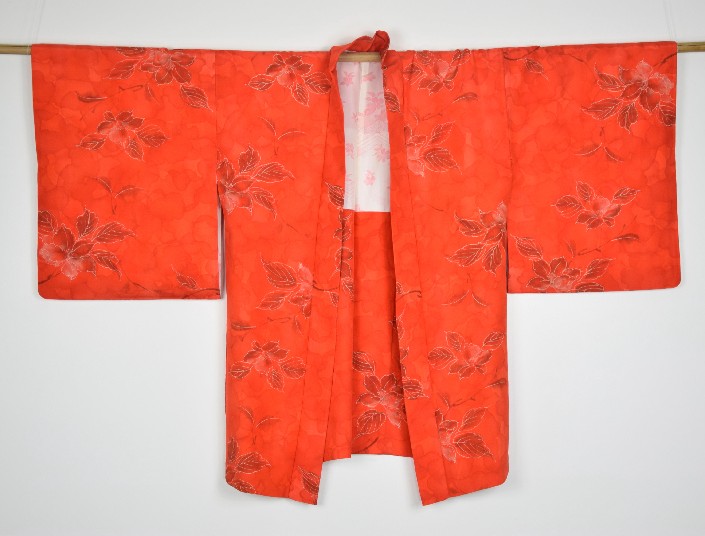 Vintage Haori, silk Kimono, Original Japanese short Kimono Jacket ...