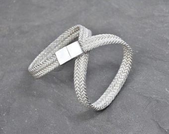 Bracelet "Ginga" / 銀河 / Japanese Vintage Obijime Accessory / Wabi Sabi / Silk Bangle / Kumihimo Bracelet / Present / Limited number