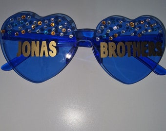 custom glasses Pink JONAS BROTHERS