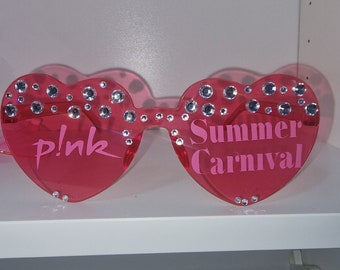 custom glasses Pink SUMMER CARNIVAL