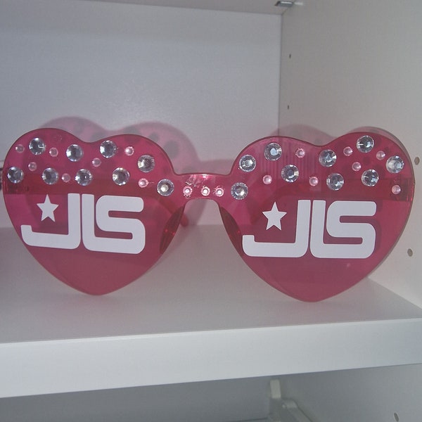 custom concert heart sunglasses JLS