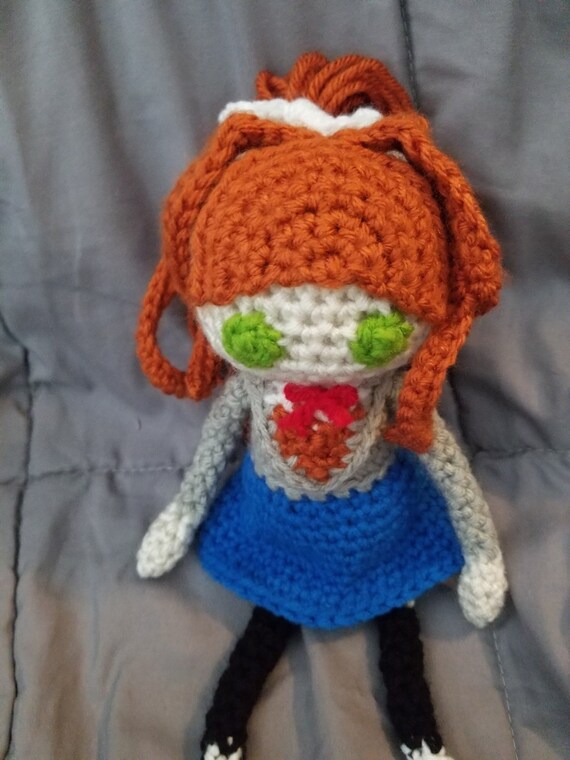 Doki Doki Literature Club Monika Plushie Etsy