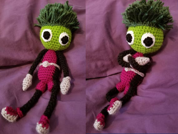 beast boy stuffed toy