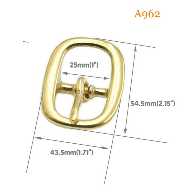 125 Pcs Solid Bras 19mm 25mm 38mm Belt Buckles Clips Waistbelt Straps Knot Clasp Crafts
