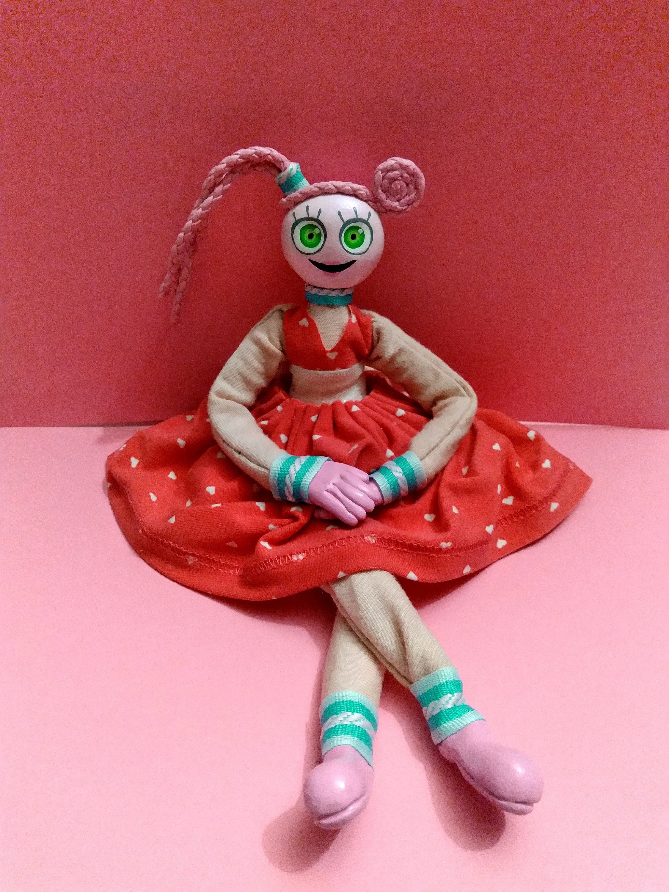 Pink Mommy Long Legs Plush Toys Horror Game Dolls Kid Gifts