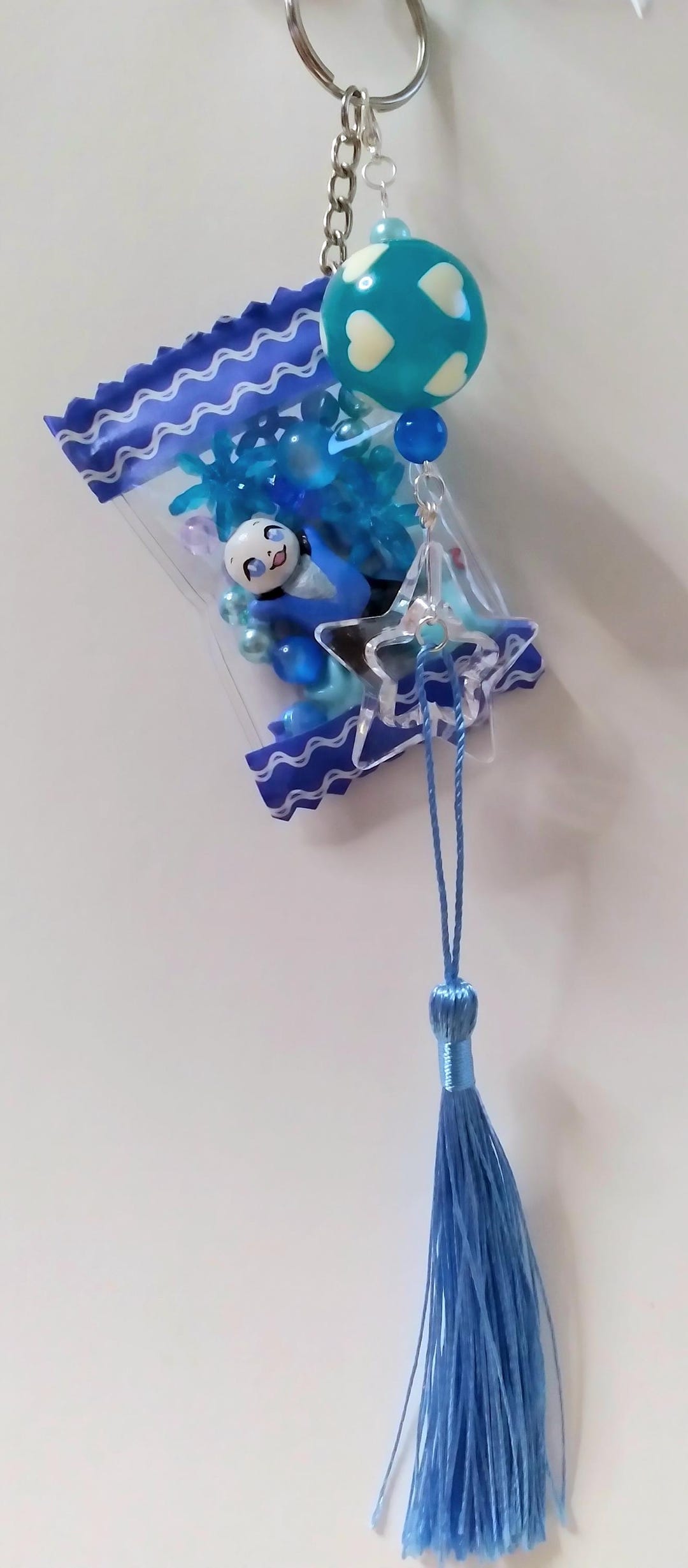 Candy Keychain Cute Blue - Etsy