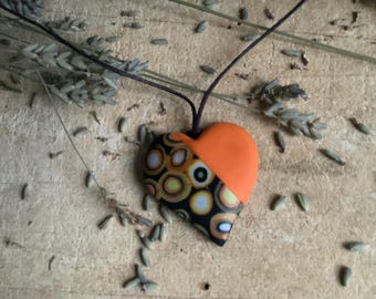Anhänger Halskette, Anhänger aus Polymer Clay , Halskette aus Polymer Clay, Geschenk für sie, Geschenk für Frauen