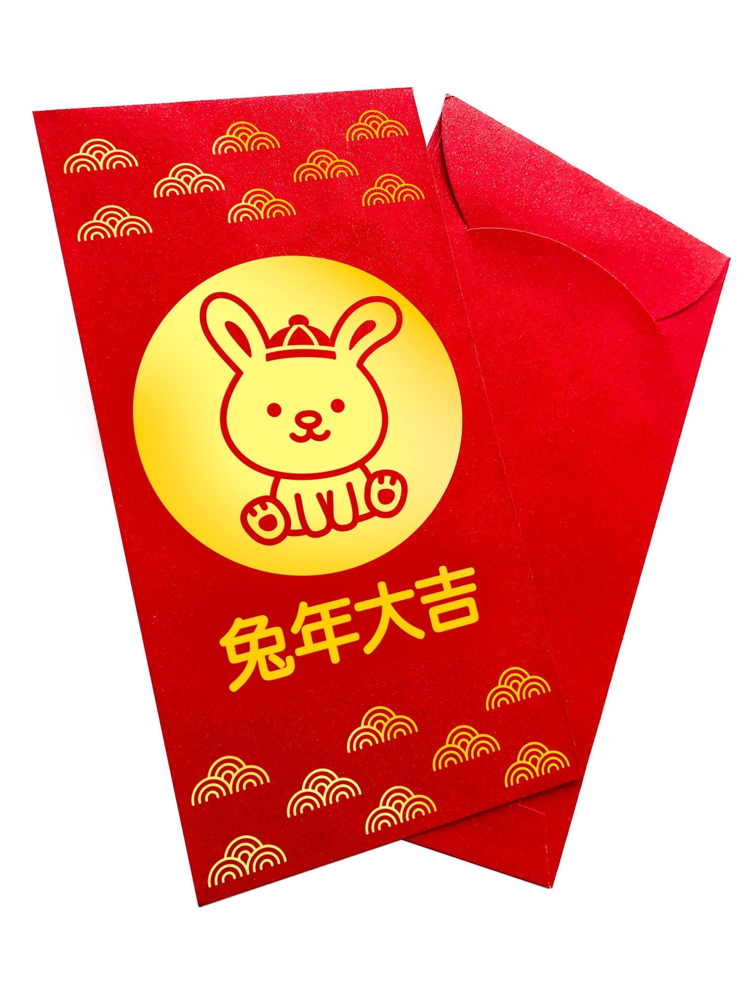 Louis Vuitton 2023 CNY year of Rabbit red packets with rabbit tag