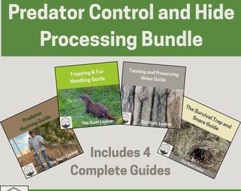 Predator Control & Hide-bundel bruiningsgids: vangen, jagen (pdf-download)